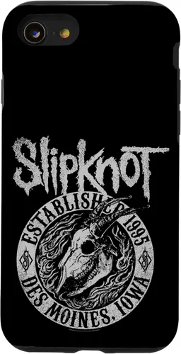 Vista 18 de Funda negra oficial de Slipknot Goat Flames para iPhone 17
