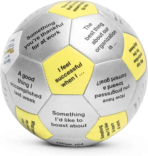 Vista 28 de Trainers Warehouse Colección Thumball de 6 pulgadas, 32 indicaciones para conversación, formación de equipos, relación y entrenamiento