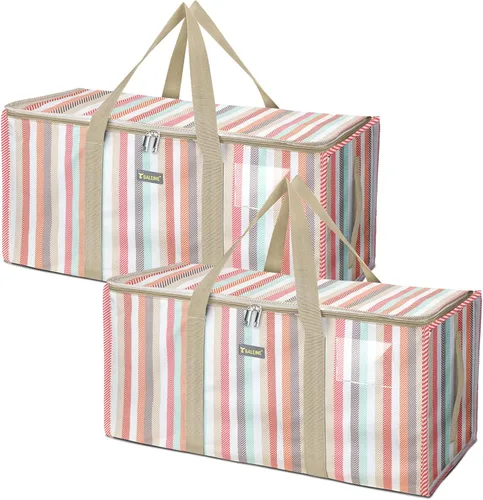 Vista 10 de Bolsa de almacenamiento BALEINE extra grande con cremalleras y agarraderas, transportable, hecha de tela oxford de alta resistencia