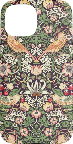 Vista 6 de Funda con diseño Art Nouveau para iPhone 16, diseño de ladrón de fresas William Morris