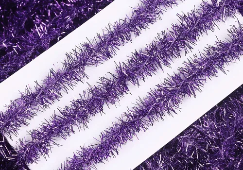 Vista 7 de YYCRAFT Cinta metálica delgada de oropel de Navidad (3/4 pulgadas x 20 yardas, negro)