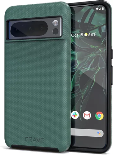 Vista 7 de Crave Dual Guard para Google Pixel 6 Pro, funda de doble capa de protección contra golpes para Google Pixel 6 Pro - Aguamarina