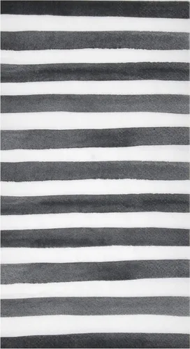 Vista 10 de Gift Boutique 100 servilletas a rayas verdes y blancas de 3 capas desechables de papel, servilletas de mano a rayas para baño, tocador, vacaciones