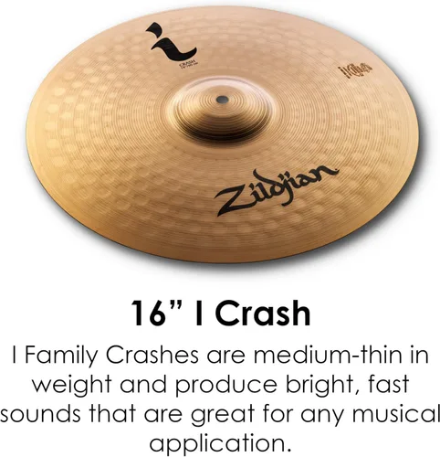 Vista 5 de Avedis Zildjian Company I Series Pro Gig Cymbal Set - Juego de platillos de 14"/16"/18"/20