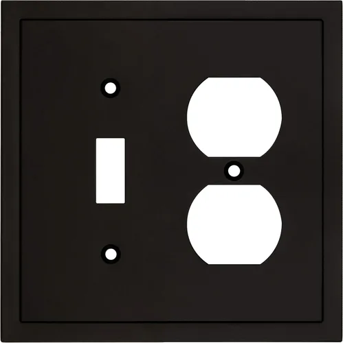 Vista 14 de Henne Bery Placa decorativa de pared con borde moderno, tapa de tomacorriente para cubrir enchufe, aleación de zinc maciza duradera