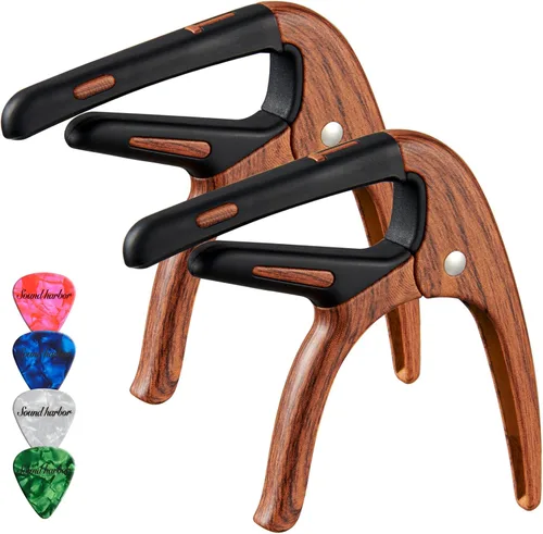 Vista 9 de Cejilla de guitarra para guitarra eléctrica acústica (negro Cpao)