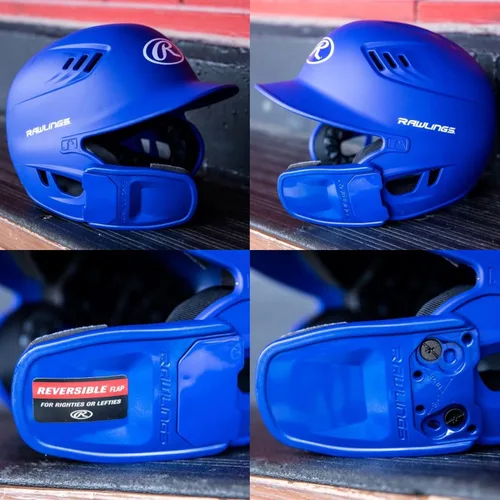 Vista 6 de Rawlings R16 Velo Reversible EXT Casco de bateo Protector facial reversible