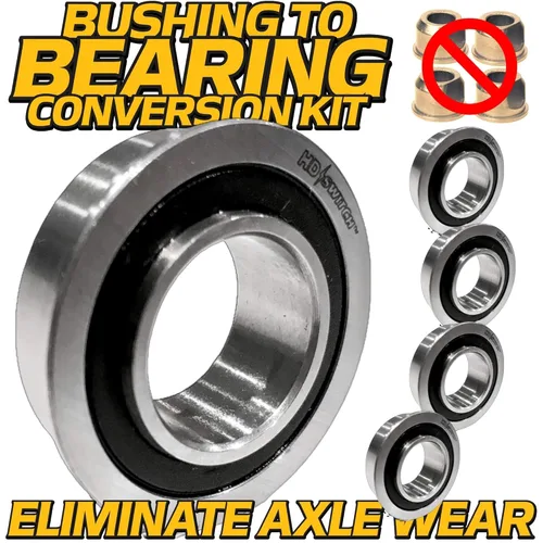 Vista 2 de HD Switch Kit de conversión de bujes de rueda delantera compatible con John Deere LA100 L105 LA115 LA125 LA130 LA135 LA140 LA145 LA150 LA155 LA165