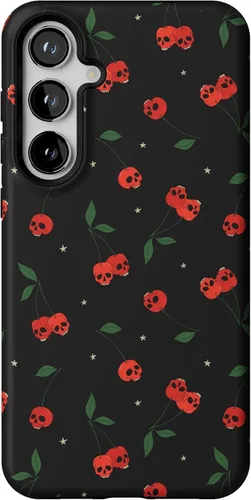 Vista 95 de Casely Funda para Galaxy S9 Postura de cadáver Yoga de esqueleto Diseño protector delgado esencial de doble capa