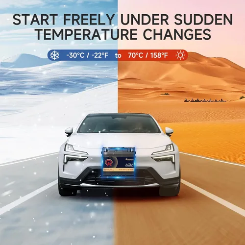 Vista 4 de Batería AGM BCI Group 47 - Batería automotriz de 12 V, 60 Ah H5, tamaño 47, batería de 12 V para arranque y parada recargable, ciclo profundo, 36