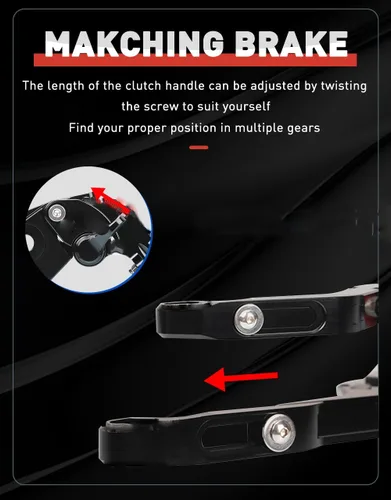 Vista 4 de PRASHANT Motorcycle Clutch Lever and Brake for B-M-W G650 GS for Sertao G 650 GS 2010-2015 Motorcycle Adjustable Folding Extendable Brake Clutch