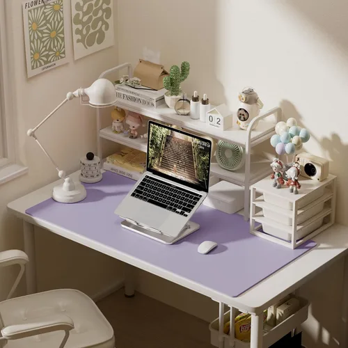 Vista 440 de Aothia Protector de escritorio de cuero, alfombrilla para mouse, alfombrilla de escritorio de oficina, 31.5 x 15.7 pulgadas, secante de escritorio