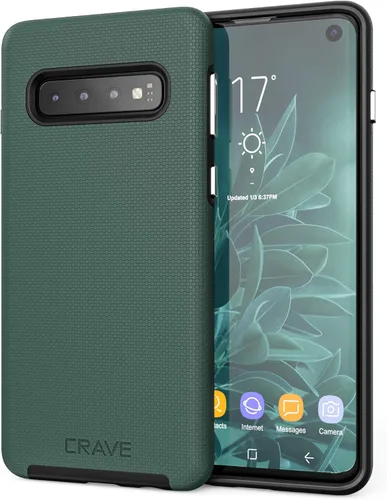 Vista 8 de Crave Dual Guard Para Samsung Galaxy S10 Caso, Protección A Prueba De Golpes Funda De Doble Capa Para Samsung Galaxy S10 - Negro