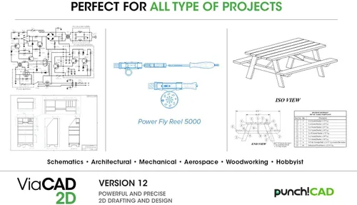 Vista 4 de Punch! ViaCAD 2D v12 [Mac Download]