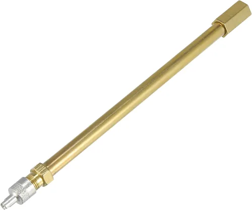 Vista 11 de X AUTOHAUX Adaptador de extensión de válvula de neumático automático de latón de 1.969 in/1.97 pulgadas de largo, extensor de vástago de neumático