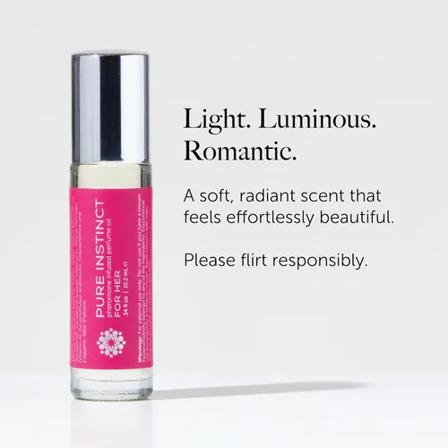 Vista 6 de Pure Instinct Roll-On - El original perfume de aceite esencial infundido con feromonas - Apto para la TSA (Para ella - Mujeres)