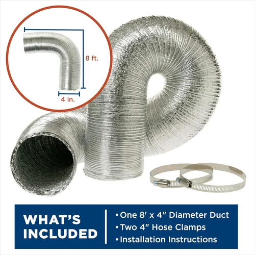 Vista 3 de GE CONDUCTO DE TRANSICIÓN SECADORA METAL FLEXIBLE 8ft PM08X10085