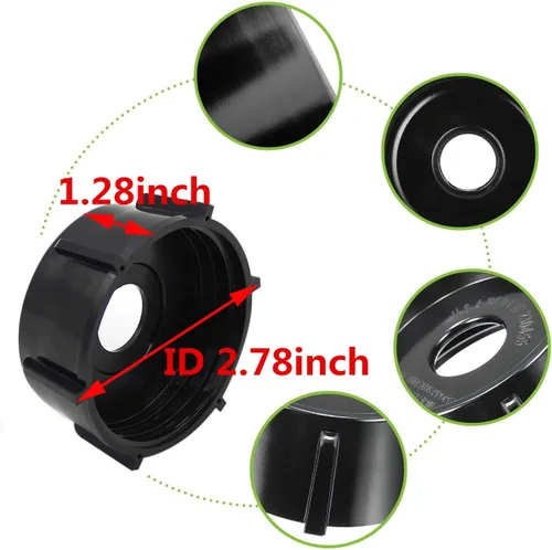Vista 8 de Anbige Piezas de repuesto Frasco de vidrio de 6 tazas con cuchilla, junta, base, tapa, compatible con licuadoras Oster