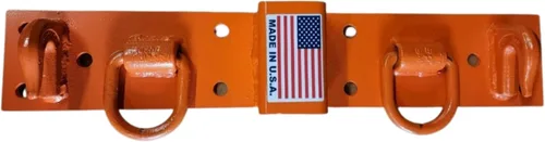 Vista 3 de M.G.E. Products - Ganchos de Cadena Atornillables para Tractor Compacto, Anillos en D, Receptor, Universal Negro