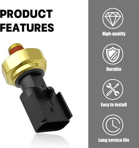 Vista 6 de 5149062AA Sensor de presión de aceite de motor Interruptor remitente compatible con Dodge Avenger 2011-2014, Caliber 2009-2010, Grand Caravan 3.6L