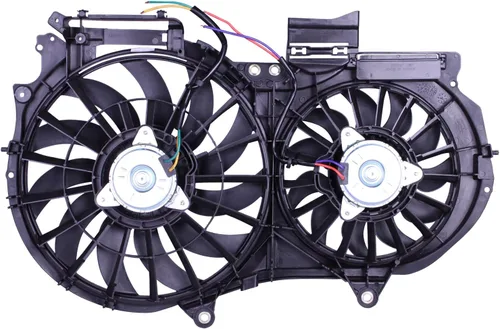 Vista 2 de TYG OE - Conjunto de ventilador de refrigeración de repuesto para Audi A4 Cabrio 2003-2009, 2005-2008 A4 Sedán/Wagon GEN 3, 2002-2005 GEN2 2 pines