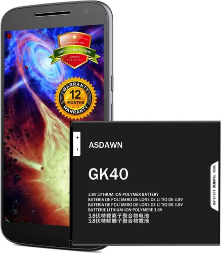 ASDAWN Batería de repuesto GK40 para Motorola Moto G4 Play Batería SNN5976A para Motorola E3, E4, G4 Play, G5, XT1601, XT1603, XT1607 XT1609,