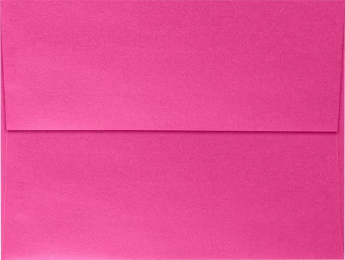 Vista 2 de LUXPaper Sobres de invitación A7 Pelar y prensar 5 1/4 pulgadas x 7 1/4 pulgadas Azalea Metallic Texto de 80 libras 50