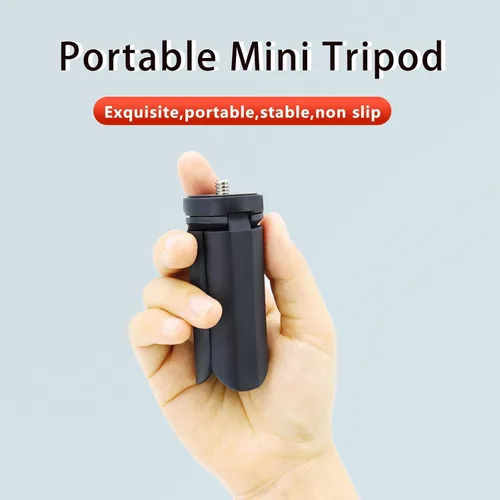 Vista 2 de Mini trípode selfie stick shorty trípode mango agarre poste tres en uno para DJI Osmo bolsillo 3 cámara agarre trípode estabilizador soporte soporte