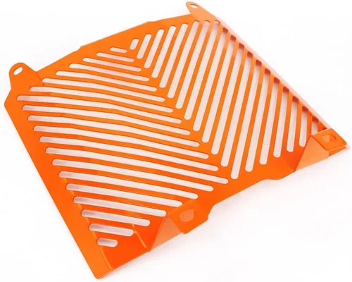 Vista 2 de SMT-Protector de tanque de agua para rejilla de radiador compatible con KTM 690 Duke 2012-2017 naranja [B078W3TJPK]