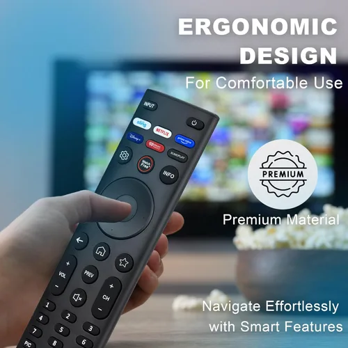 Vista 6 de Mando a distancia de repuesto para VIZIO Smart TVs - Mando a distancia universal compatible con XRT140/ XRT136/ XRT260/ XRT270 y series