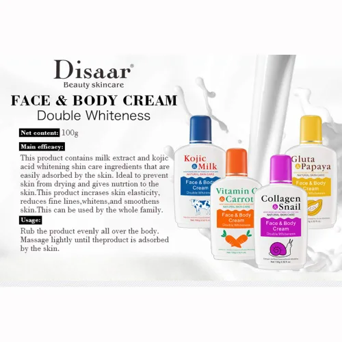 Vista 7 de DISAAR BEAUTY Crema Hidratante Facial y Corporal (GLUTA & PAPAYA)