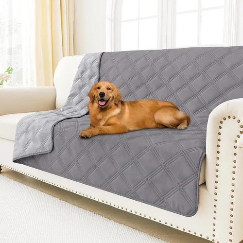 Vista 122 de Smiry Manta Impermeable para Cama de Perro 30x70, Manta Suave Reversible para Mascotas, Lavable a Prueba de Fugas Cubierta para Gatos y Perros