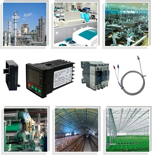 Vista 9 de Controlador de temperatura PID, pantalla digital REX-C100 Caja de controladores de temperatura con relé de estado sólido SSR 40DA y sonda termopar