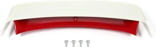 Vista 5 de HECASA Alerón trasero para maletero compatible con Nissan 370Z Coupé 2009-2021, alerón de maletero ala de plástico rojo y blanco