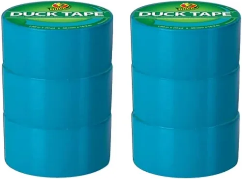 Vista 25 de Cinta adhesiva Duck Brand Duck de color, 6 rollos, Rosa bebé (240976_C)