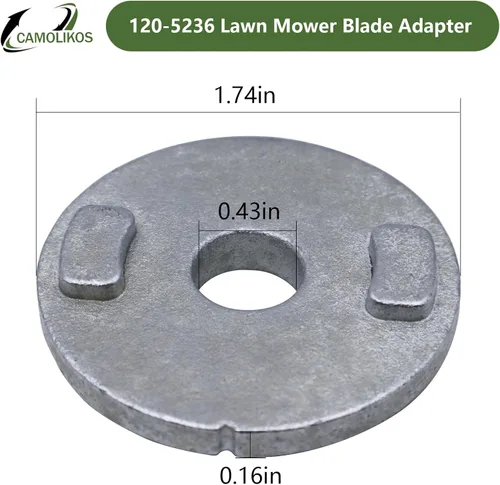 Vista 2 de Paquete de 2 cuchillas para cortacésped 120-5236 Adapte para Toro 30 "TimeMaster 20199 20200 piezas de repuesto