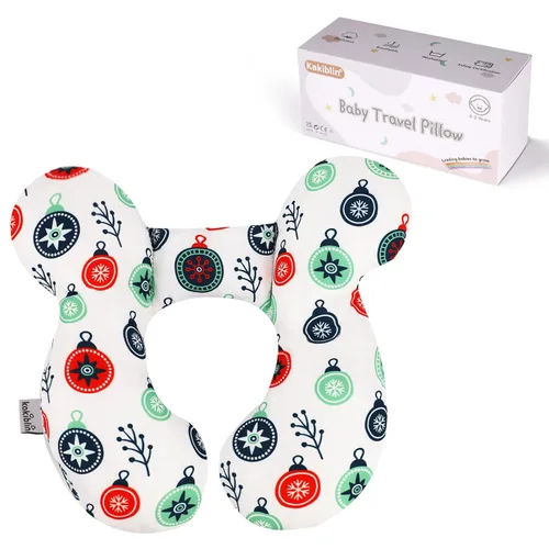 Vista 22 de KAKIBLIN Almohada para el cuello del bebé, almohada de apoyo mejorada para la cabeza y el cuello, almohada de cabeza de bebé para asiento