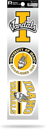 Vista 29 de NCAA - Juego de calcomanías retro Spirit de 3 piezas