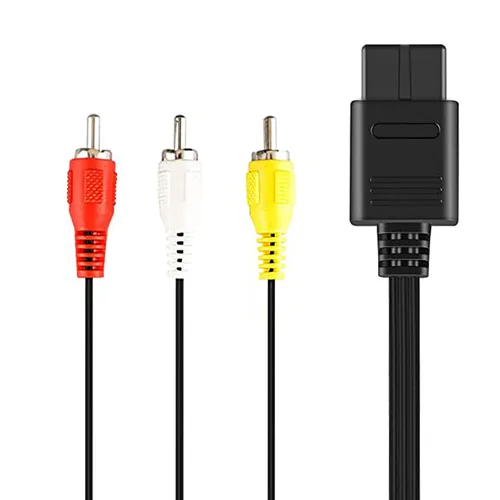 Vista 4 de NOVEMS Fuente de alimentación Gamecube cable de alimentación Gamecube cable AV Gamecube y juego de adaptador de corriente alterna compatible