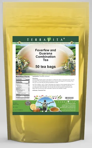 Vista 2 de Té combinado de matricaria y guaraná (50 bolsitas de té, ZIN: 517007)