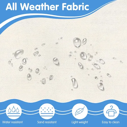 Vista 6 de Lekesky Bolsas de playa para mujer, grandes, impermeables, con cremallera, bolsa de playa, impermeable, a prueba de arena, bolsa de piscina