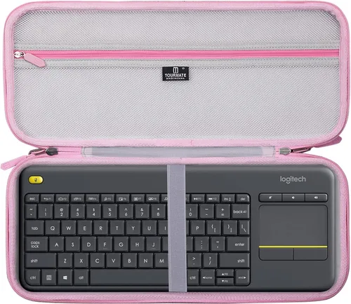 Tourmate Funda rígida de almacenamiento para Logitech K400 Plus/MX - Funda de viaje para Logitech POP Keys Touch TV/Keychron K1 teclado (solo caja)