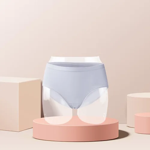 Vista 9 de Soporte de exhibición de pantaletas, estante de exhibición de ropa interior transparente, modelo de cadera para presentación de ventana de tienda