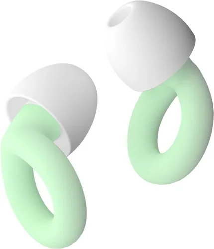 Vista 9 de Tapones para los oídos para reducción de ruido NRR 33dB, tapones de silicona suave para los oídos para dormir con cancelación de ruido, conciertos