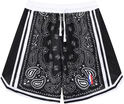 DIOTSR Pantalones cortos deportivos de baloncesto para hombre, pantalones cortos de malla para entrenamiento casual para correr, con bolsillos
