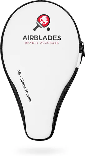 Vista 7 de Pala profesional de ping pong con estuche rígido de transporte Raqueta de tenis de mesa profesional Pala de tenis de mesa con mango ergonómico