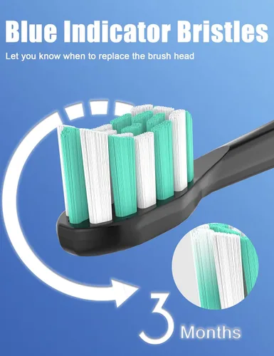 Vista 5 de Cabezales de cepillo de dientes de repuesto para Philips Sonicare C1 C2 ProtectiveClean 4100 5100, cabezal de recarga de dientes sónico eléctrico