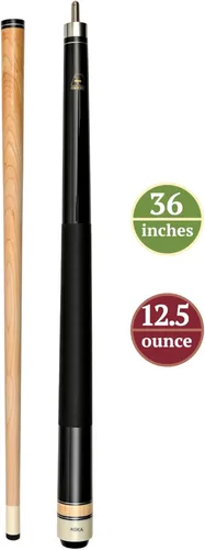 Vista 3 de ASKA Taco corto LCS, palo canadiense del taco de billar del arce de la roca dura de los cabritos