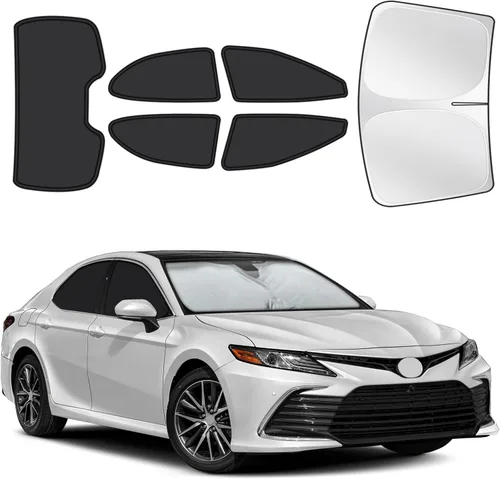 Vista 31 de Parasoles para ventanas de auto para bebé, 4 unidades de 20 x 12 pulgadas, adherencia estática, cubiertas para ventanas laterales, frontales