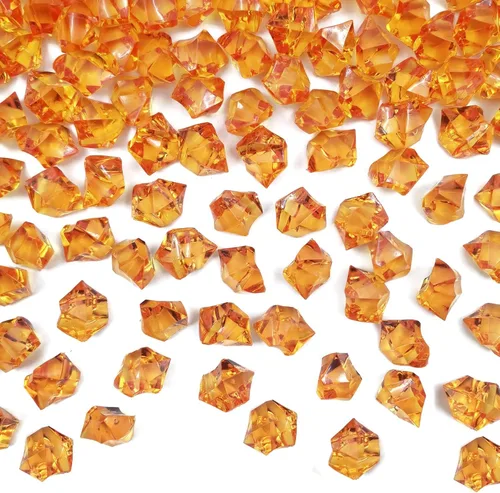 Vista 7 de Rellenos de Jarrón Negros para Decoración del Hogar, Cubitos de Hielo Triturado Falsos, Rellenos de Jarrón, 150 piezas Cubitos de Hielo Falsos